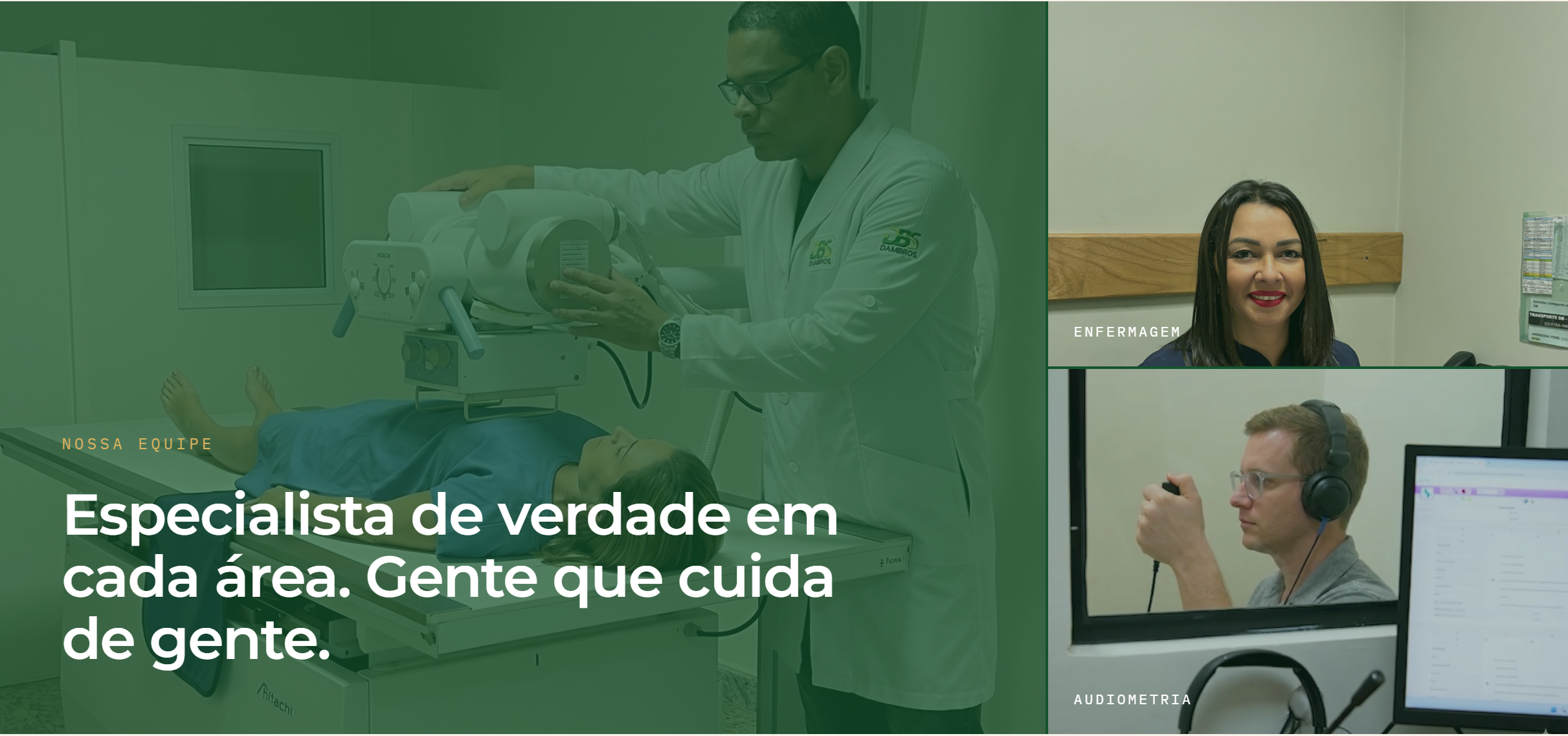 Imagem representativa de especialistas em cada área